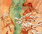 阿尔丰斯 穆夏 : Winter